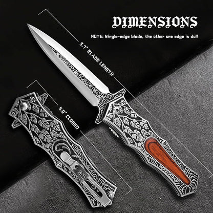 Stainless Steel EDC Knife for Everyday Utility, Collecting, And Outdoor Tasks