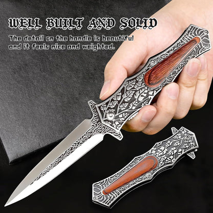Stainless Steel EDC Knife for Everyday Utility, Collecting, And Outdoor Tasks
