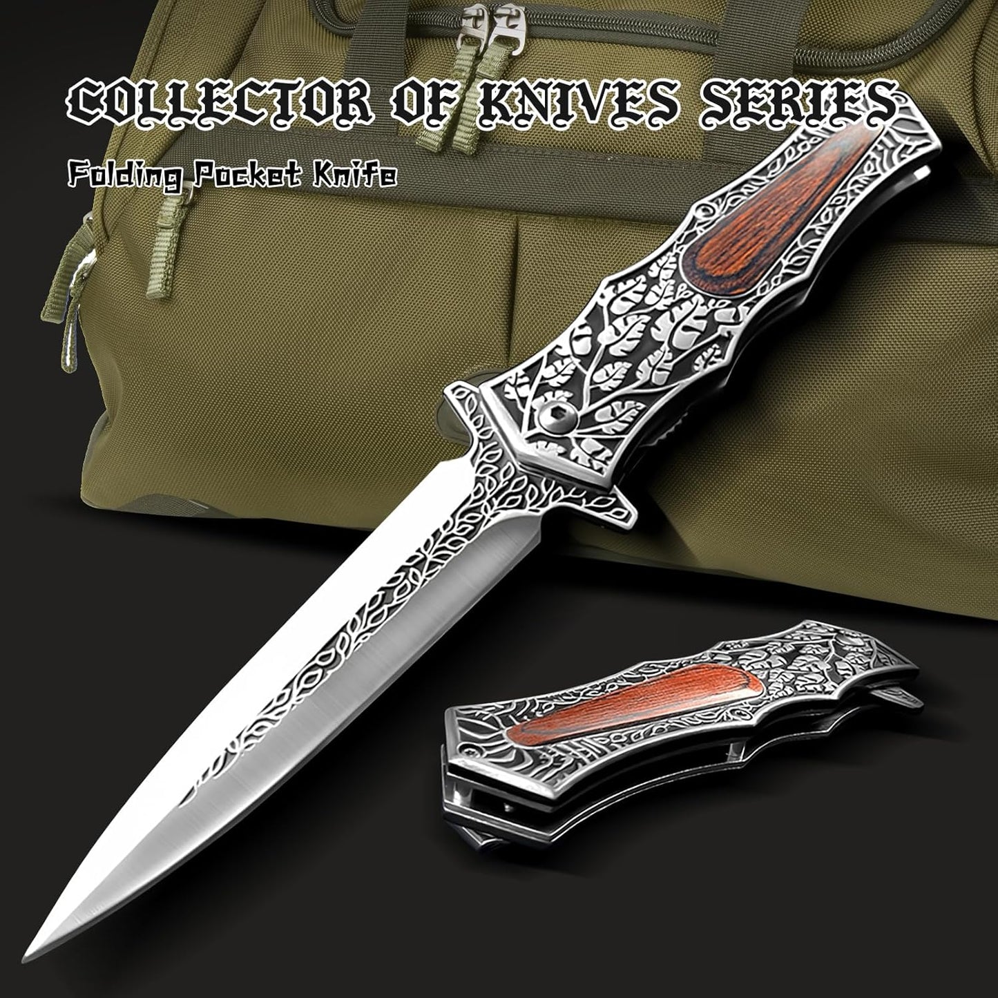 Stainless Steel EDC Knife for Everyday Utility, Collecting, And Outdoor Tasks