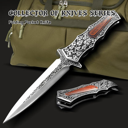Stainless Steel EDC Knife for Everyday Utility, Collecting, And Outdoor Tasks