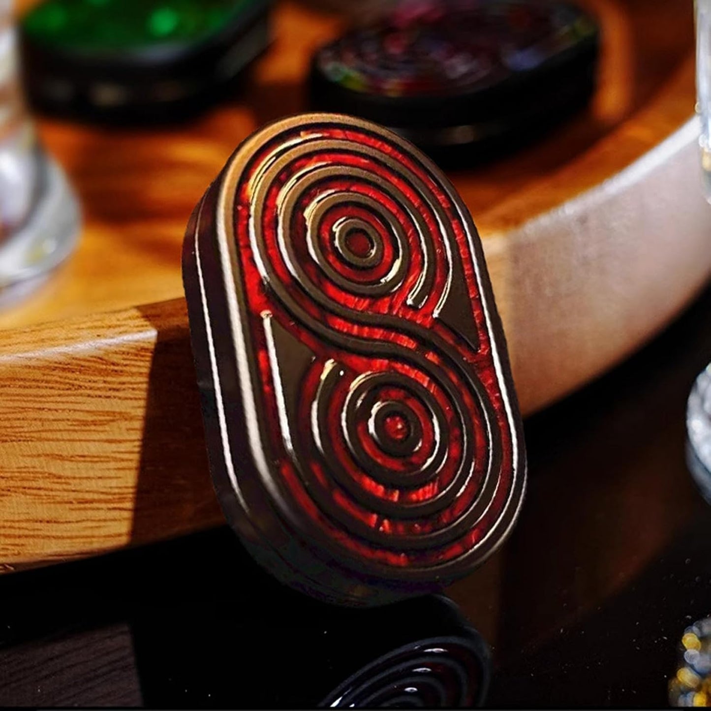 Stainless Steel Fidget Slider – Sound Feedback Spring Ball EDC Stress Relief Desk Toy