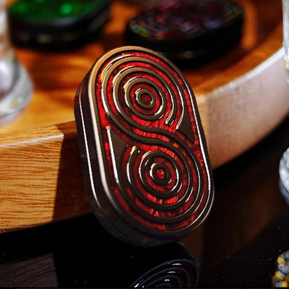 Stainless Steel Fidget Slider – Sound Feedback Spring Ball EDC Stress Relief Desk Toy