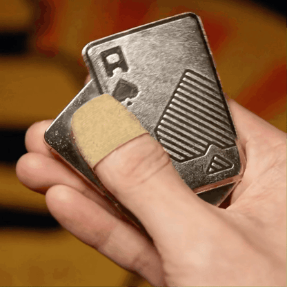 Stainless Steel Fidget Slider – TriggerCards for Desk Breaks, Collecting, And Tactile