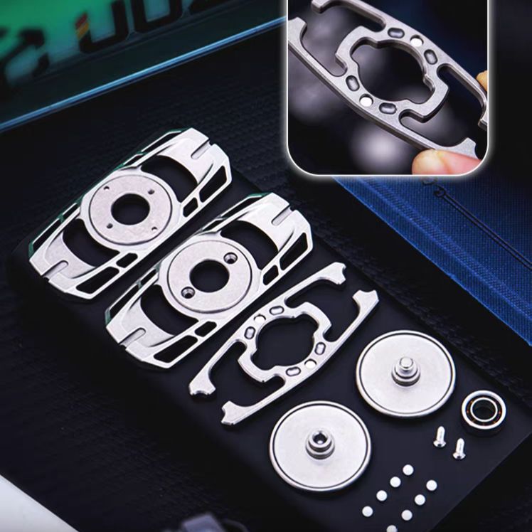 Stainless Steel Fidget Spinner – Lingyin with Tuning Fork Resonance EDC