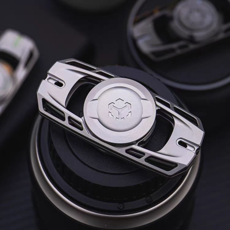 Stainless Steel Fidget Spinner – Lingyin with Tuning Fork Resonance EDC