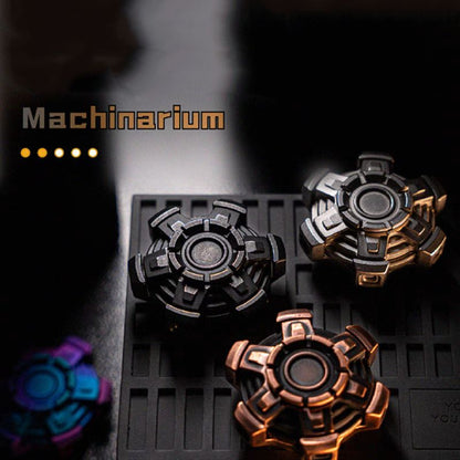 Stainless Steel Fidget Spinner – Machinarium with Dual Ring EDC