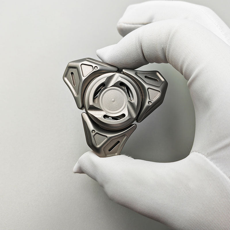 Stainless Steel Fidget Spinner – Metal Armor-Breaking Transformation