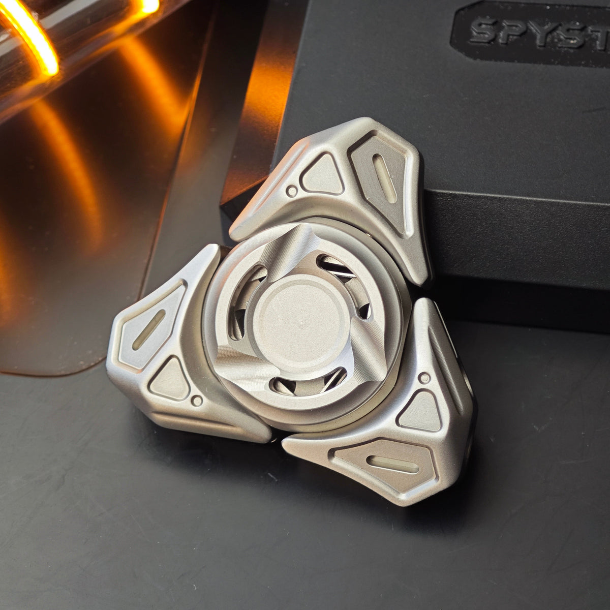 Stainless Steel Fidget Spinner – Metal Armor-Breaking Transformation