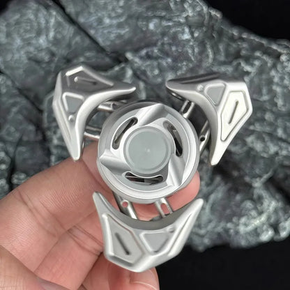 Stainless Steel Fidget Spinner – Metal Armor-Breaking Transformation