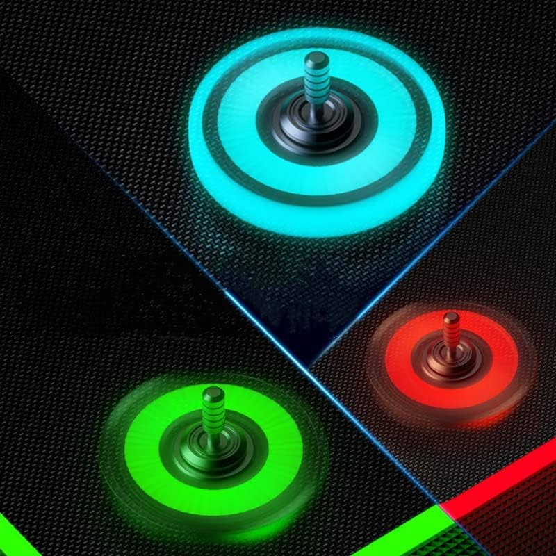 Stainless Steel Fidget Spinner – Metal Glow in the Dark Skull UFO