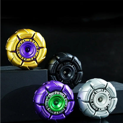 Stainless Steel Fidget Spinner – Metal Mecha Transforming with AlphaRevolve EDC