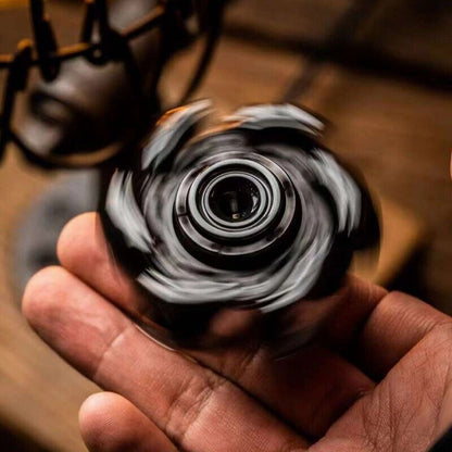 Stainless Steel Fidget Spinner – Metal Mecha Transforming with AlphaRevolve EDC