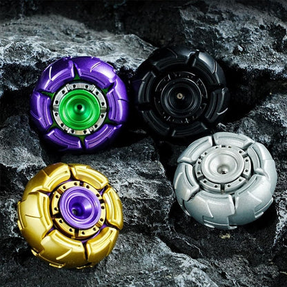 Stainless Steel Fidget Spinner – Metal Mecha Transforming with AlphaRevolve EDC