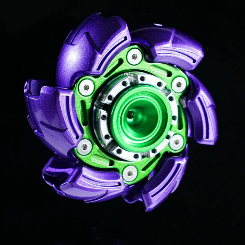 Stainless Steel Fidget Spinner – Metal Mecha Transforming with AlphaRevolve EDC