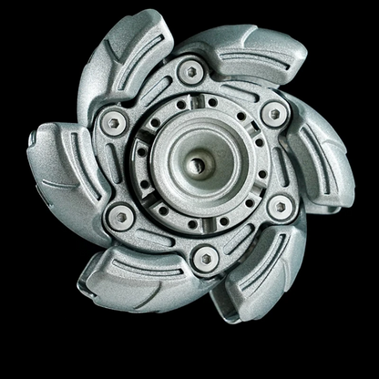 Stainless Steel Fidget Spinner – Metal Mecha Transforming with AlphaRevolve EDC