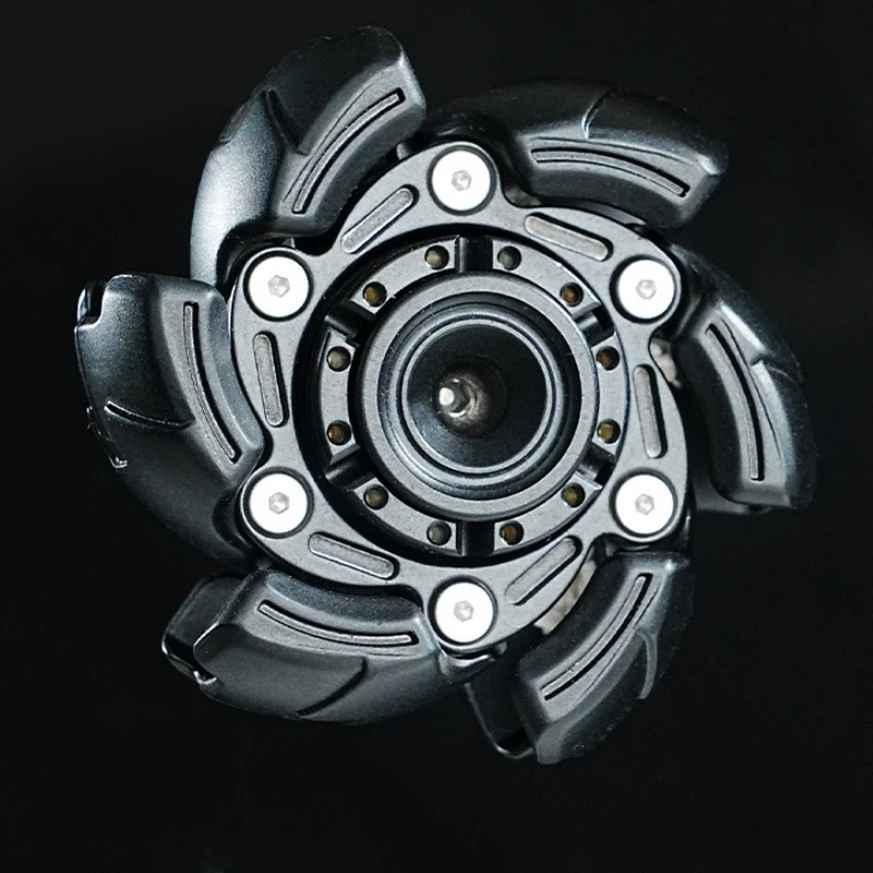 Stainless Steel Fidget Spinner – Metal Mecha Transforming with AlphaRevolve EDC