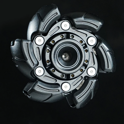Stainless Steel Fidget Spinner – Metal Mecha Transforming with AlphaRevolve EDC