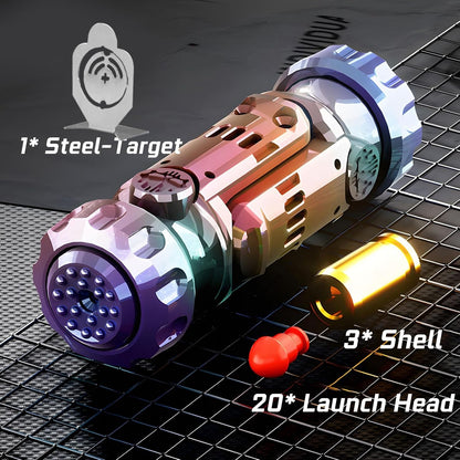 Stainless Steel Fidget Spinner – Projectile Toy with Multi-Function EDC with Catapult