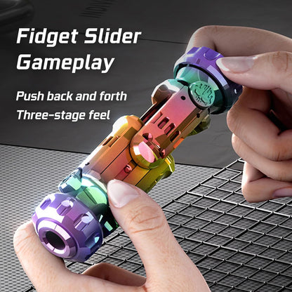 Stainless Steel Fidget Spinner – Projectile Toy with Multi-Function EDC with Catapult