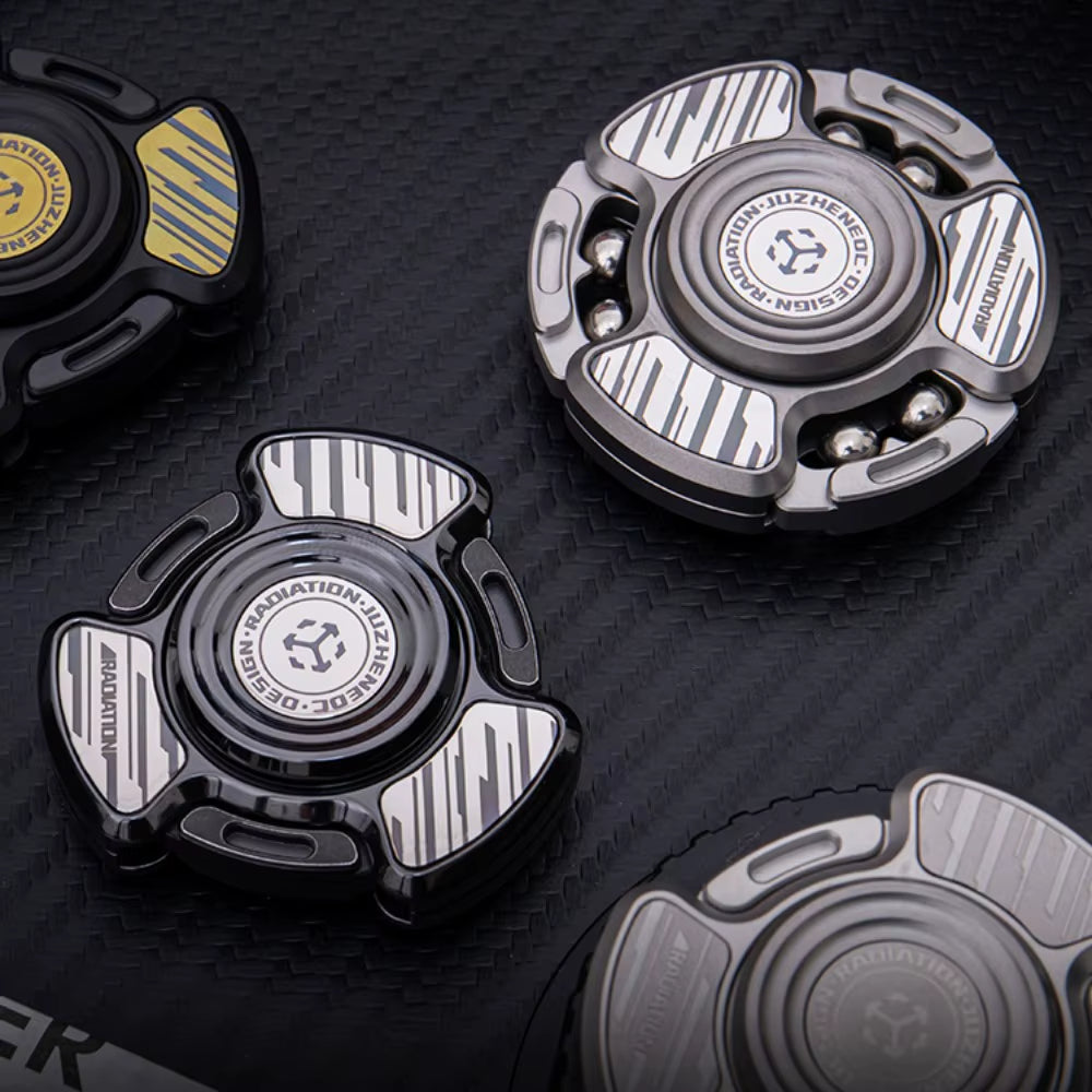Stainless Steel Fidget Spinner – RadiCore Premium EDC with Aerospace Aluminum &