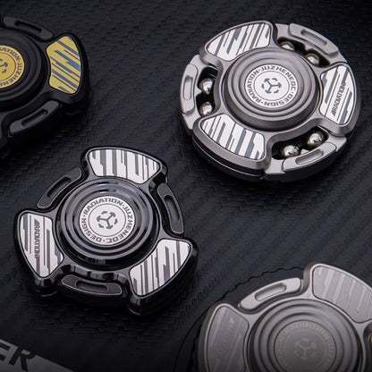 Stainless Steel Fidget Spinner – RadiCore Premium EDC with Aerospace Aluminum &