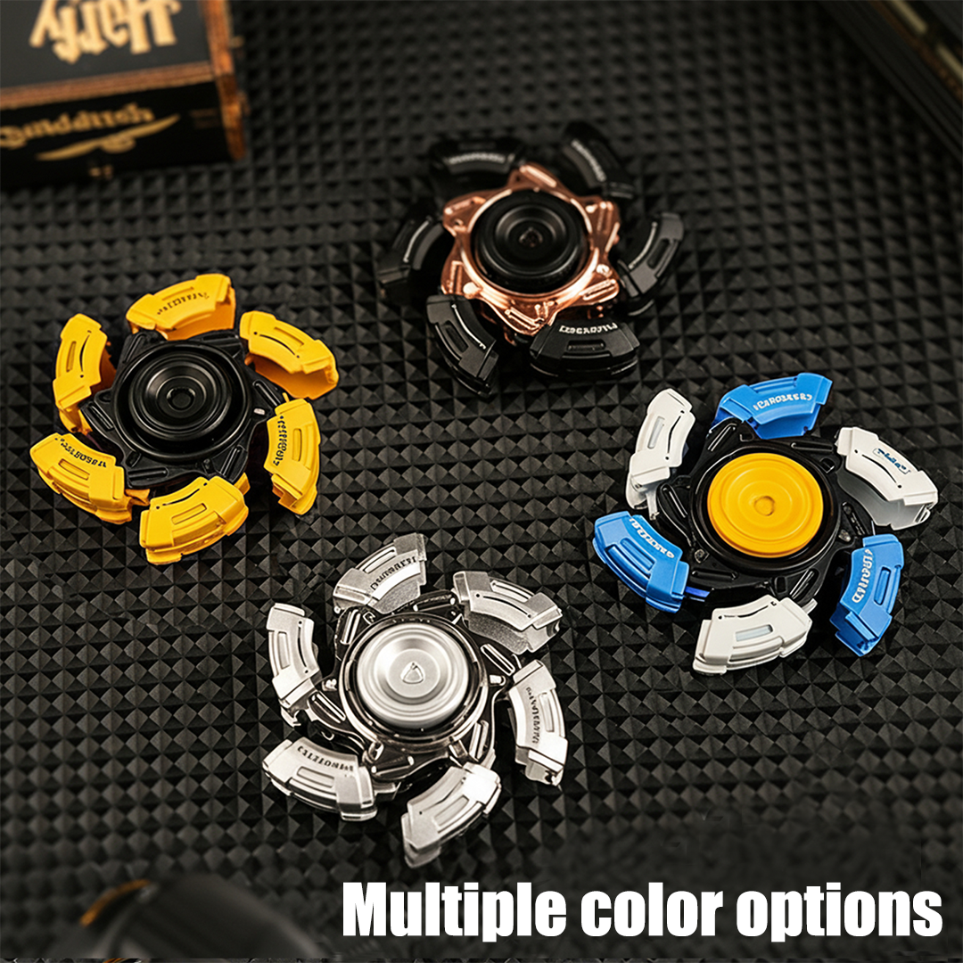 Stainless Steel Fidget Spinner – TempestClaw Mecha with Premium EDC