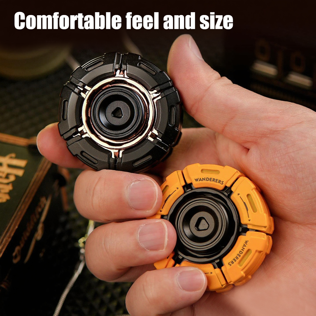 Stainless Steel Fidget Spinner – TempestClaw Mecha with Premium EDC