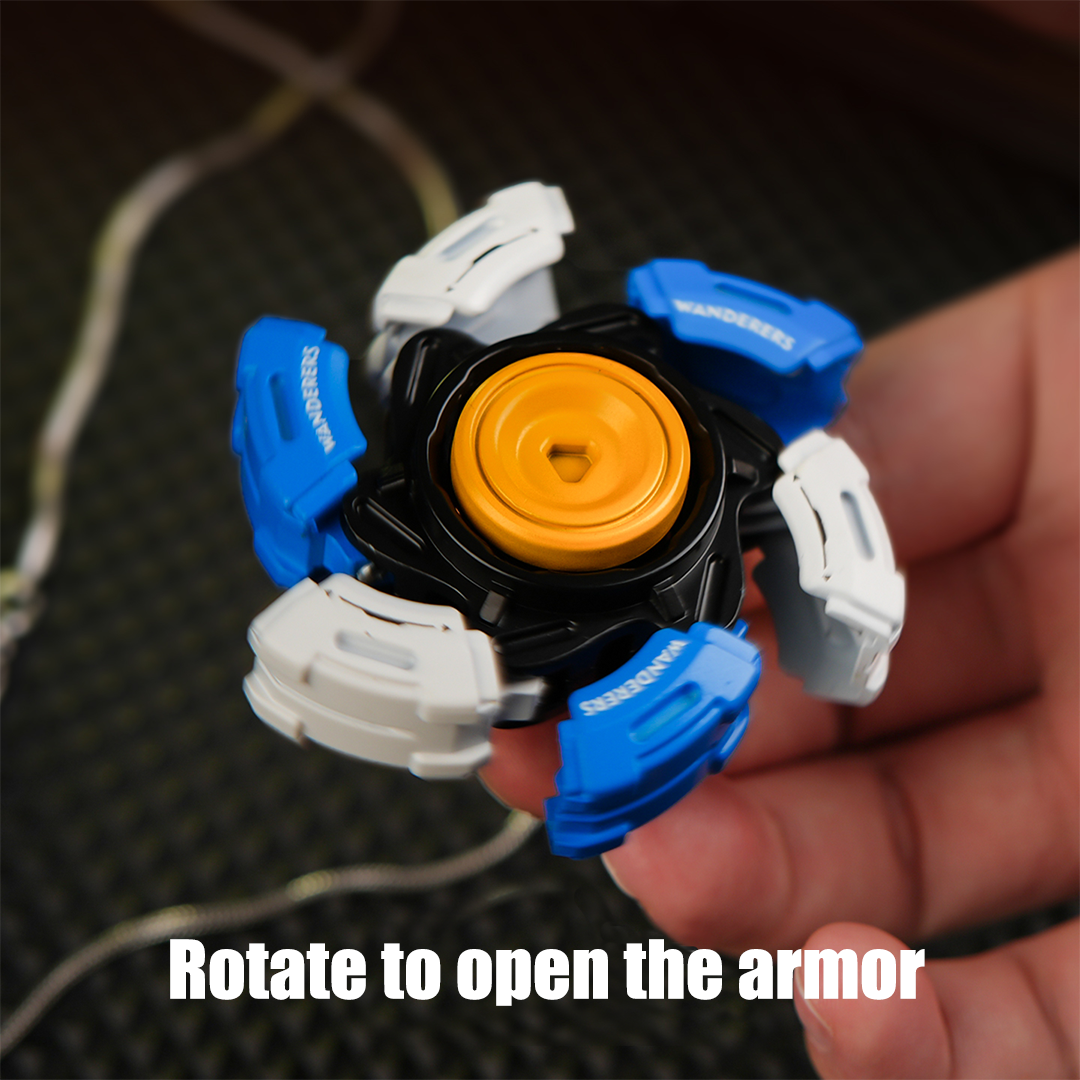 Stainless Steel Fidget Spinner – TempestClaw Mecha with Premium EDC