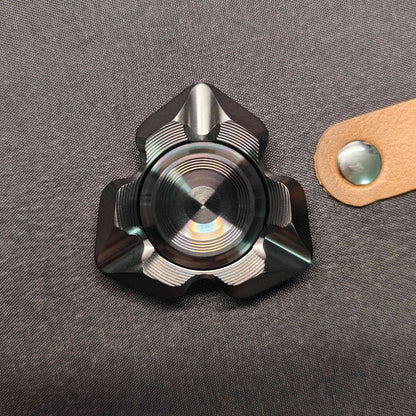 Stainless Steel Fidget Spinner – Valkyrie with Tri-Blade with Noisy Bearing