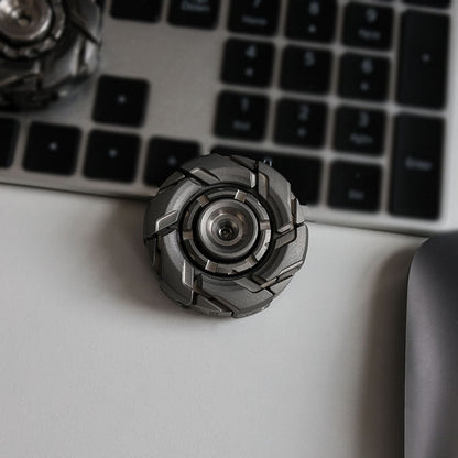 Stainless Steel Fidget Spinner – WarpFang Mecha with EDC Stress Relief Toy