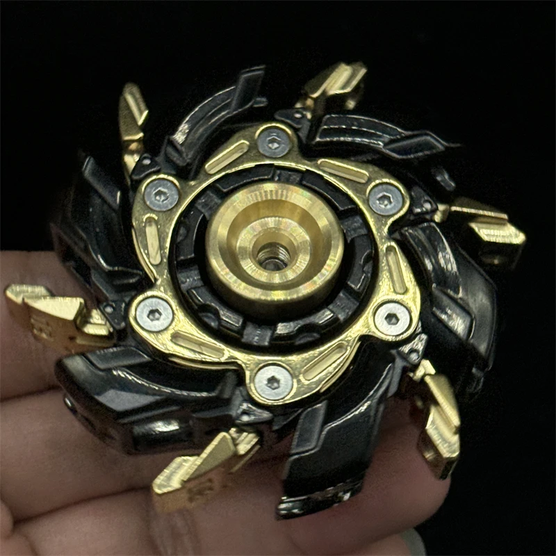 Stainless Steel Fidget Spinner – WarpFang Mecha with EDC Stress Relief Toy