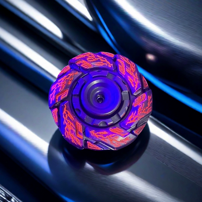 Stainless Steel Fidget Spinner – WarpFang Mecha with EDC Stress Relief Toy