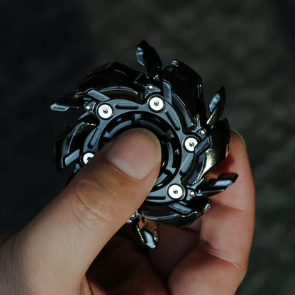 Stainless Steel Fidget Spinner – WarpFang Mecha with EDC Stress Relief Toy