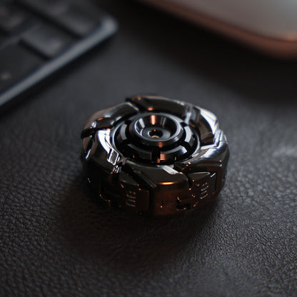 Stainless Steel Fidget Spinner – WarpFang Mecha with EDC Stress Relief Toy