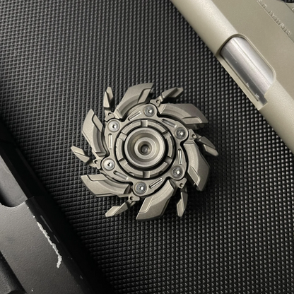 Stainless Steel Fidget Spinner – WarpFang Mecha with EDC Stress Relief Toy