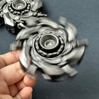 Stainless Steel Fidget Spinner – WarpFang Mecha with EDC Stress Relief Toy