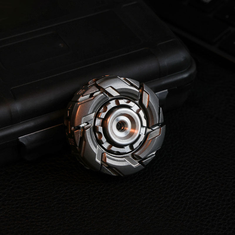 Stainless Steel Fidget Spinner – WarpFang Mecha with EDC Stress Relief Toy