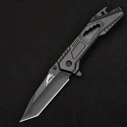 Stainless Steel Folding Knife – Leopard's Edge Multipurpose Pocket