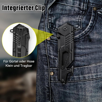 Stainless Steel Folding Knife – Leopard's Edge Multipurpose Pocket
