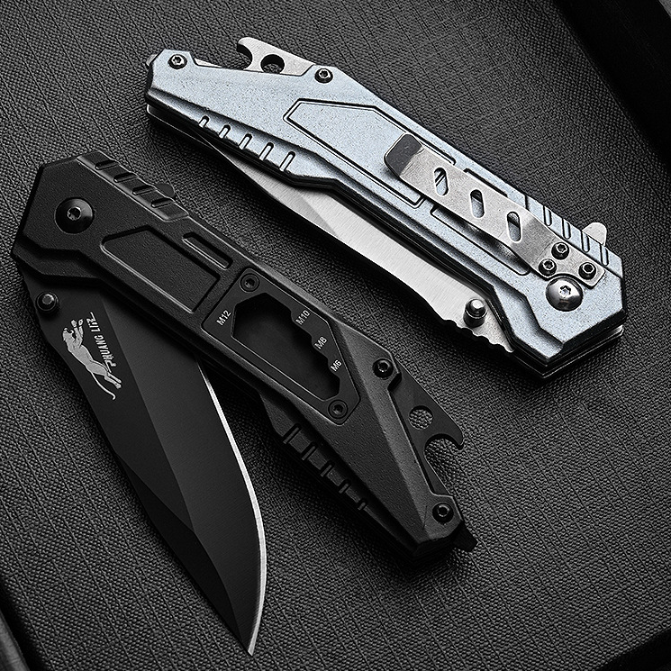 Stainless Steel Folding Knife – Leopard's Edge Multipurpose Pocket