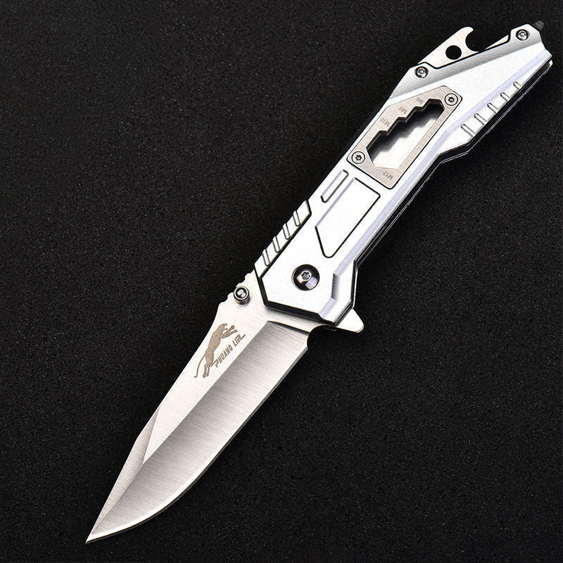 Stainless Steel Folding Knife – Leopard's Edge Multipurpose Pocket