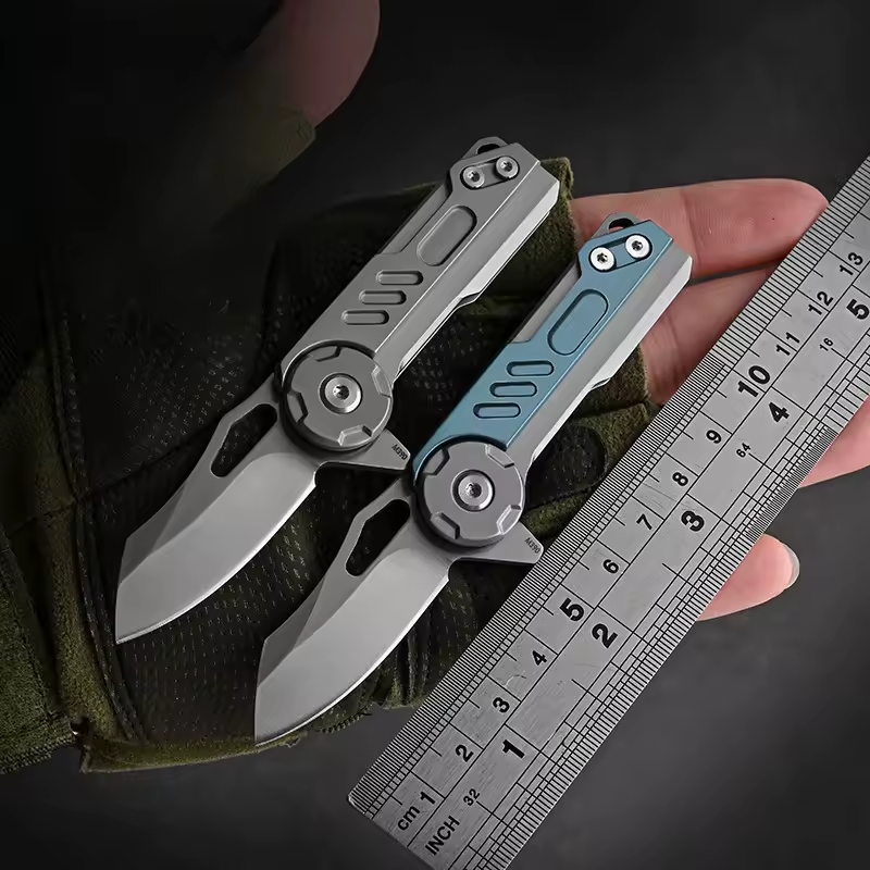 Stainless Steel Folding Knife – OmniFold Razor Mini with M390 EDC