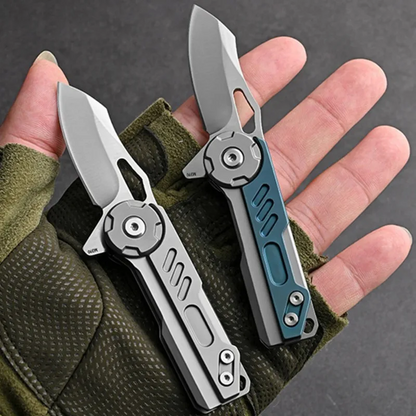 Stainless Steel Folding Knife – OmniFold Razor Mini with M390 EDC