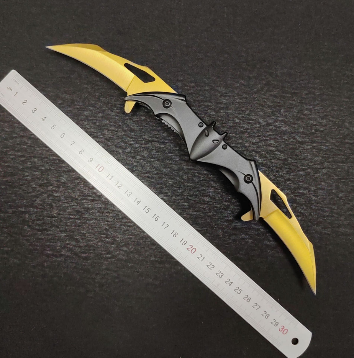 Stainless Steel Folding Knife – The Bat Double-Sided with 3Cr13 EDC