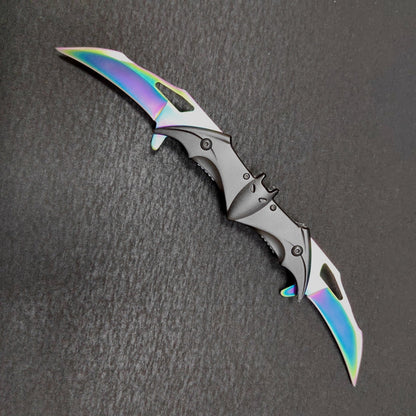 Stainless Steel Folding Knife – The Bat Double-Sided with 3Cr13 EDC