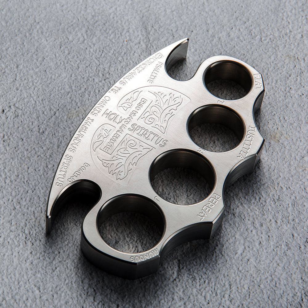 Stainless Steel Four Finger Knuckles – 304 Constantine Holy Spiritus with CNC 13mm