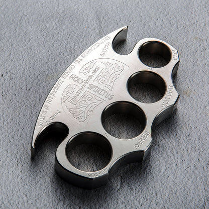 Stainless Steel Four Finger Knuckles – 304 Constantine Holy Spiritus with CNC 13mm
