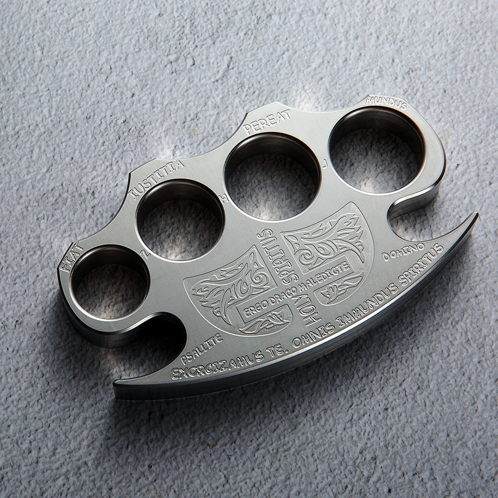 Stainless Steel Four Finger Knuckles – 304 Constantine Holy Spiritus with CNC 13mm
