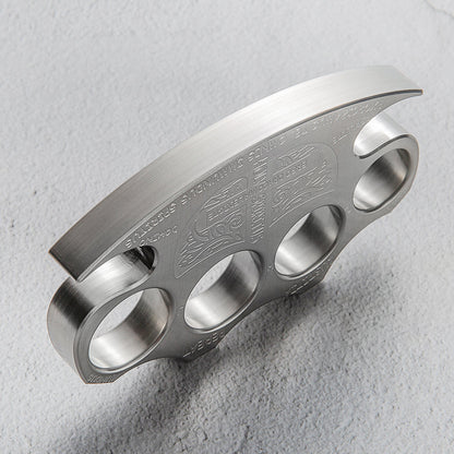 Stainless Steel Four Finger Knuckles – 304 Constantine Holy Spiritus with CNC 13mm