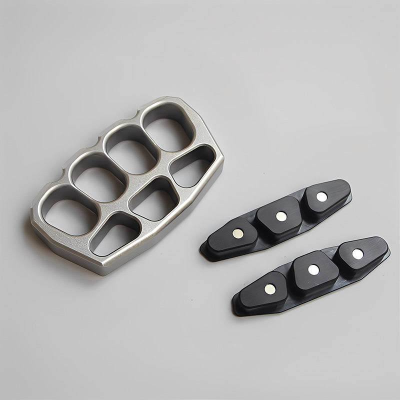 Stainless Steel Four Finger Knuckles – 304 with 23mm Ultra-Thick with Magnetic Pad